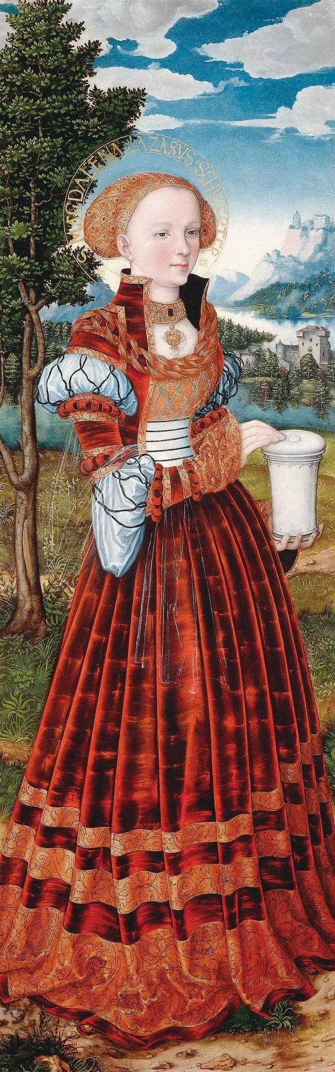 Autel de la Madeleine : Marie-Madeleine - Lucas Cranach den äldre