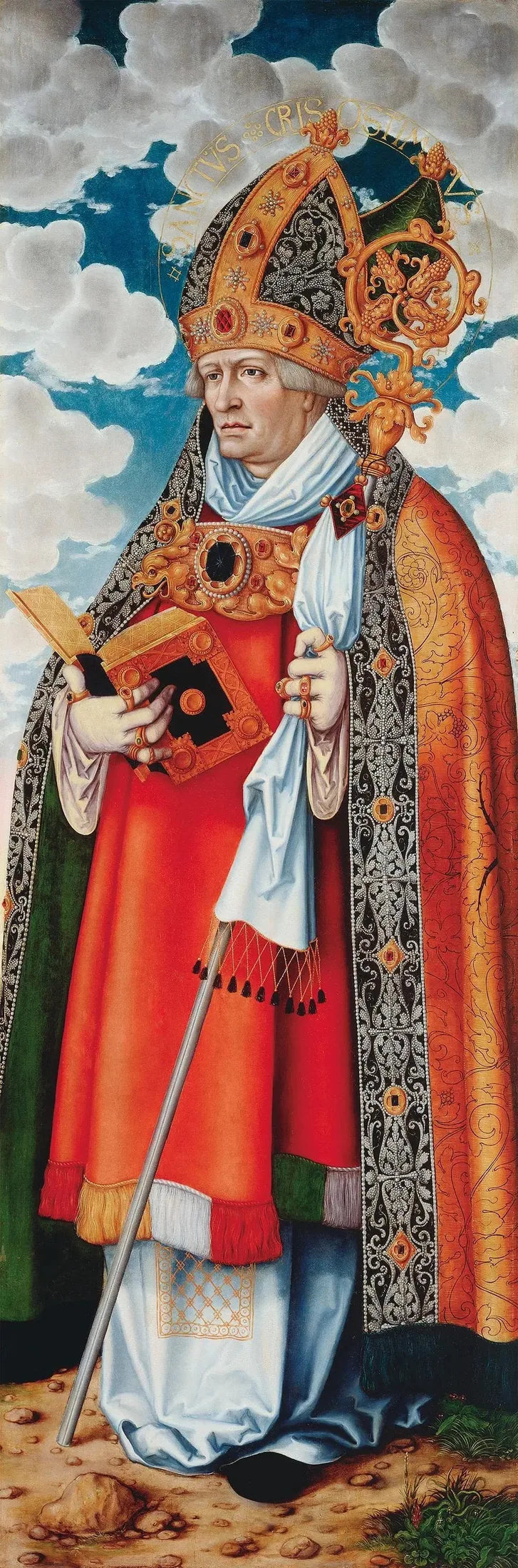 Autel de la Madeleine : Saint Chrysostome - Lucas Cranach den äldre