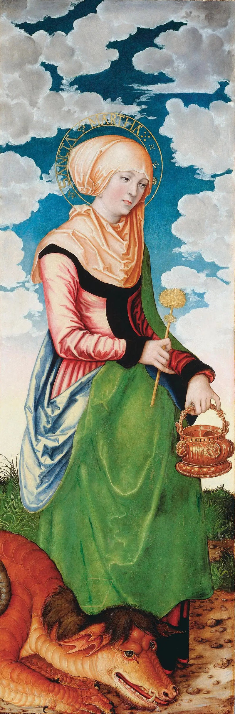 Autel de la Madeleine : Sainte Marthe - Lucas Cranach den äldre