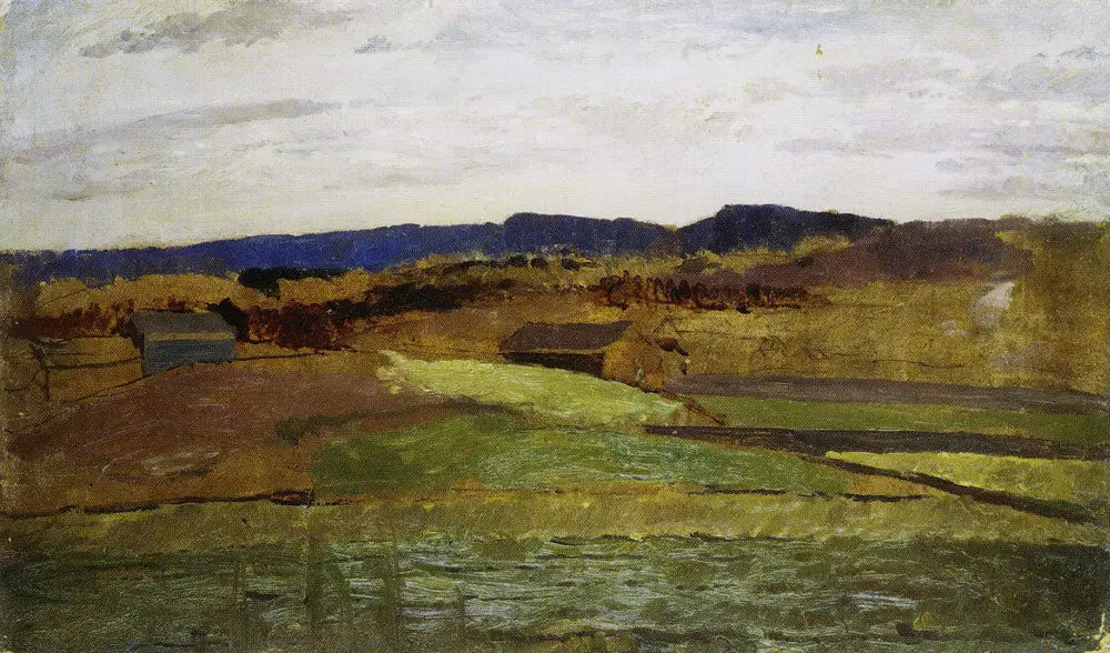 Reproduction du tableau « Automne à Asker - Edvard Munch » par Alpha Reproduction en peinture à l’huile