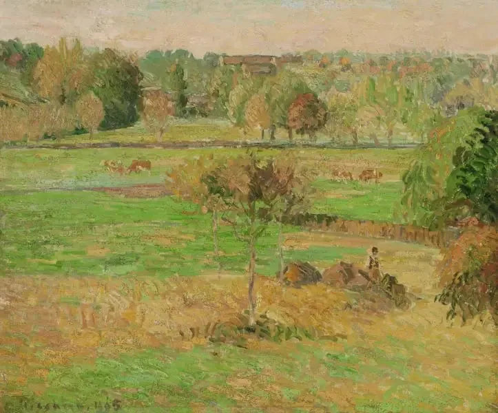 Höst i Eragny - Camille Pissarro