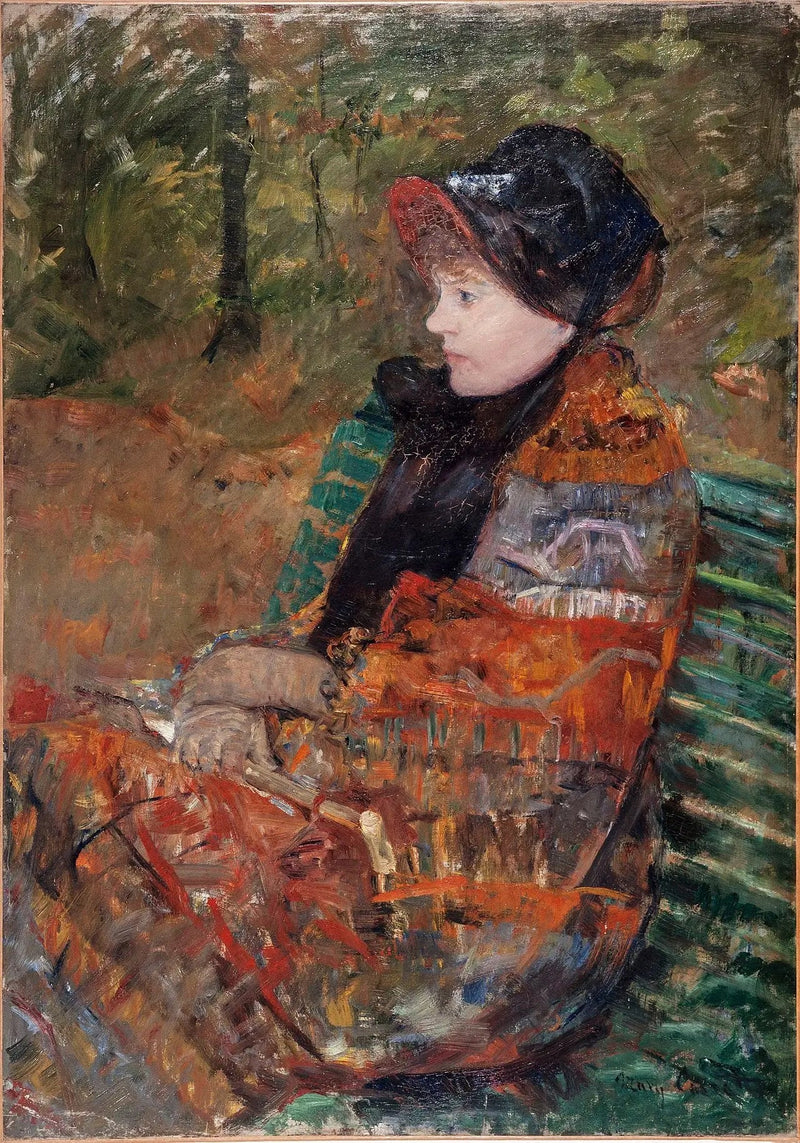 Höst, porträtt av Lydia Cassatt - Mary Cassatt