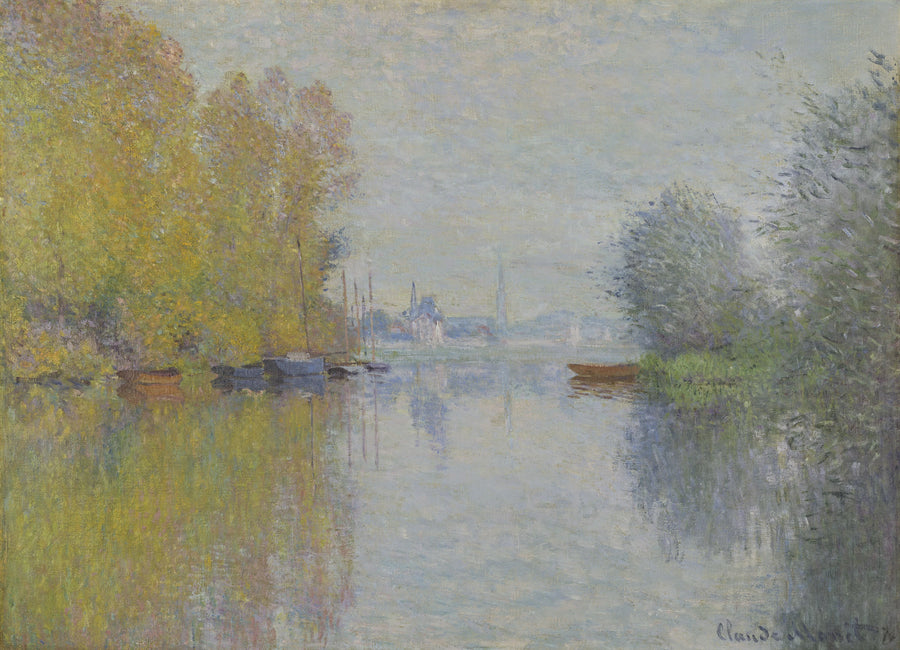 Höst vid Seine, Argenteuil - Claude Monet