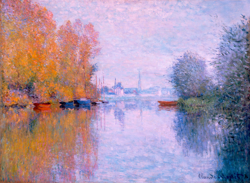 Höst vid Seine, Argenteuil - Claude Monet