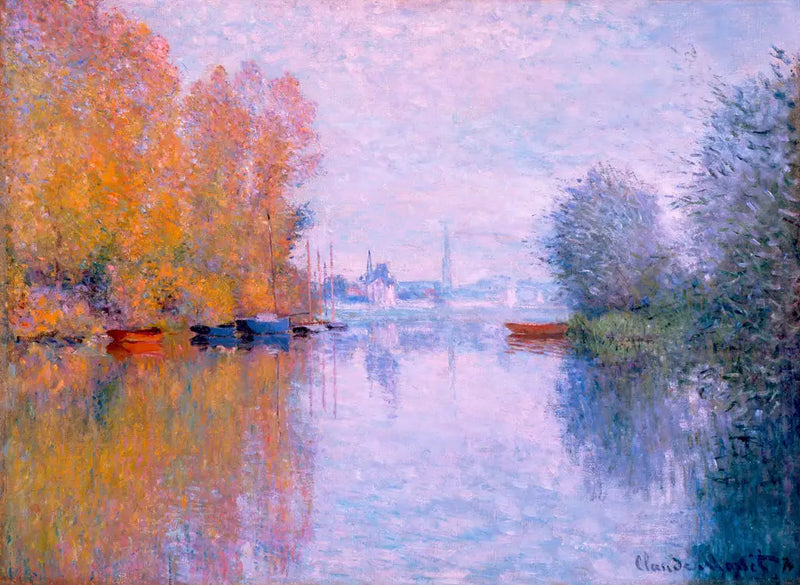 Höst vid Seine, Argenteuil - Claude Monet