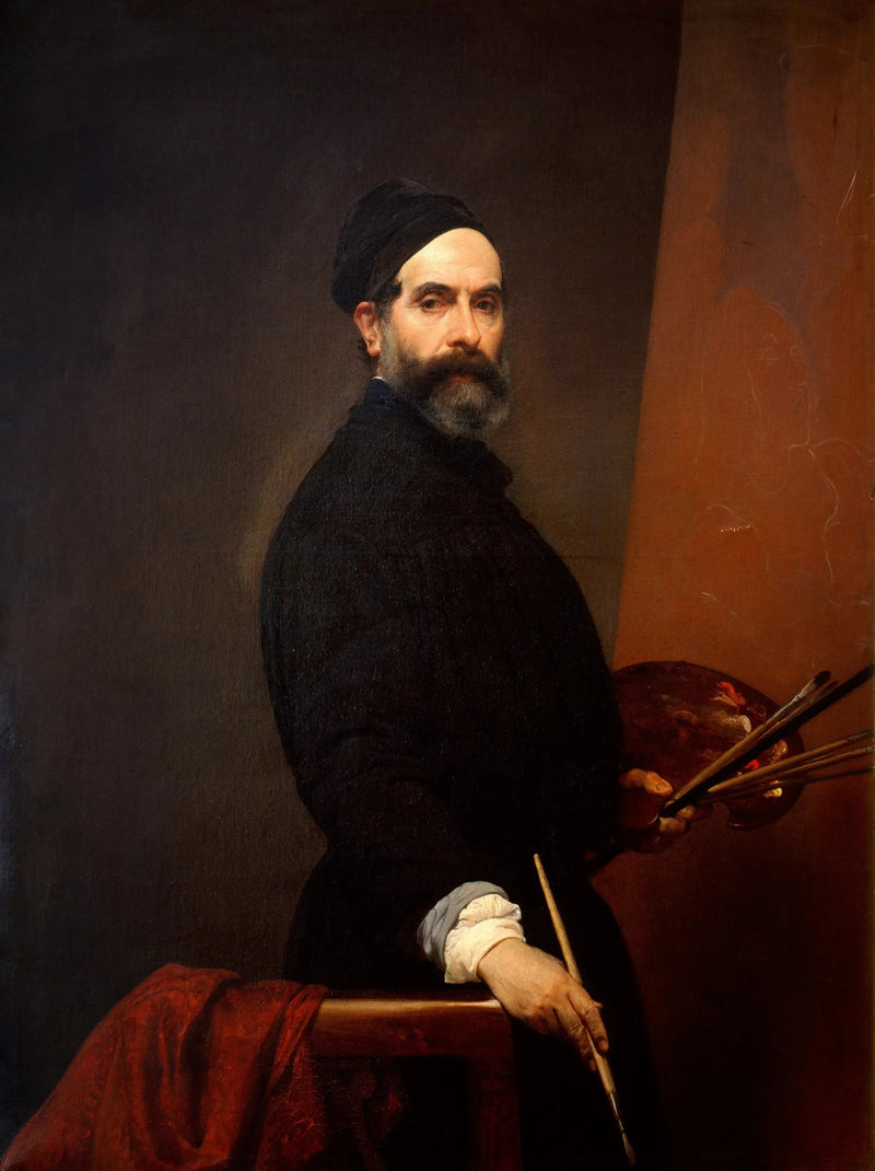 Självporträtt vid 57 års ålder - Francesco Hayez