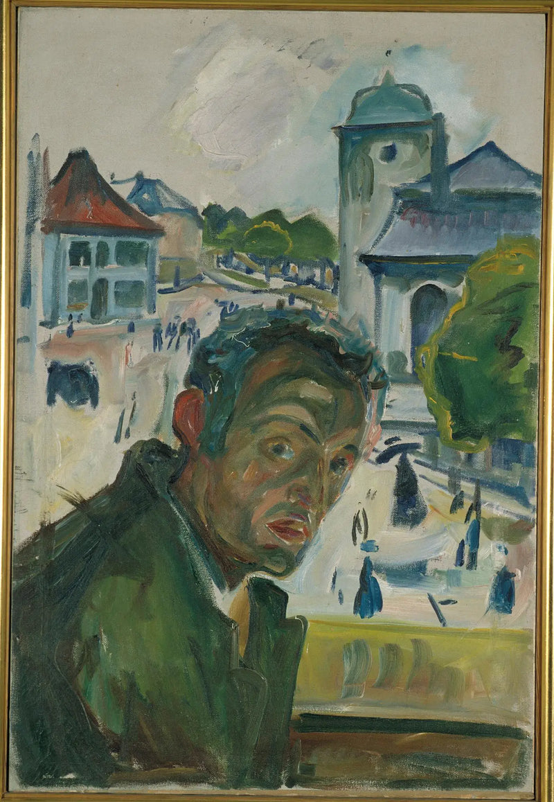 Självporträtt i Bergen - Edvard Munch