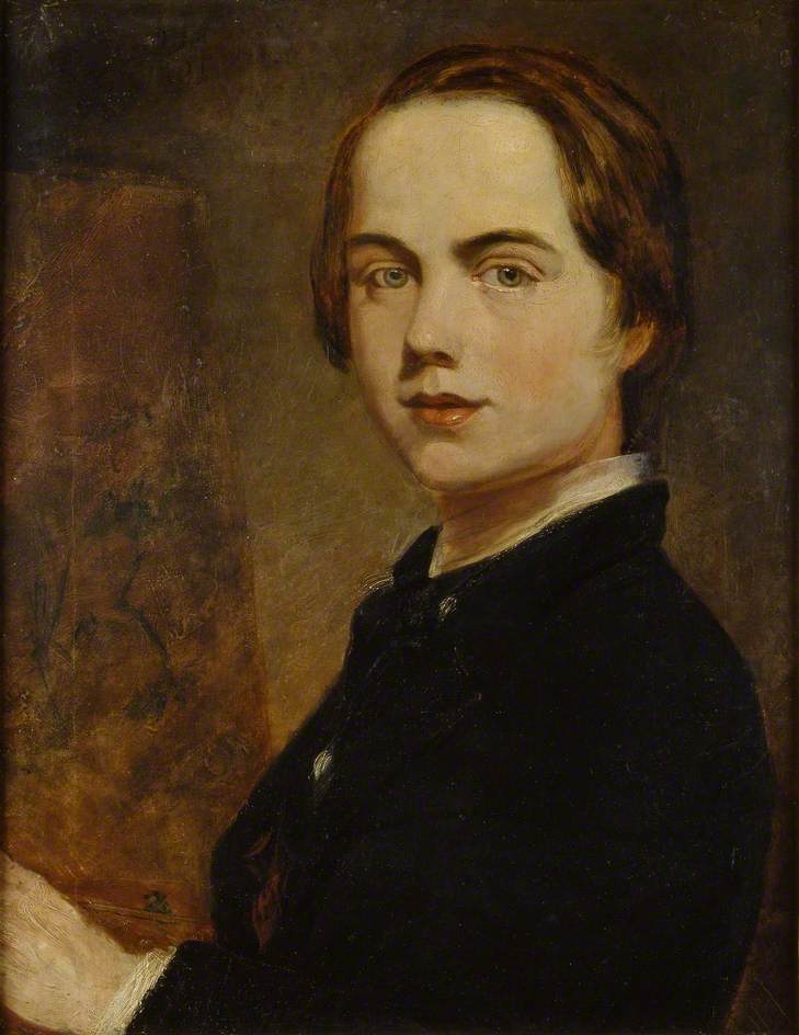 Självporträtt vid 14 års ålder - William Holman Hunt