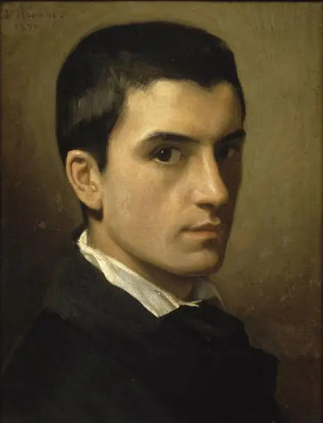 Självporträtt i åldern av 17 år - Léon Bonnat