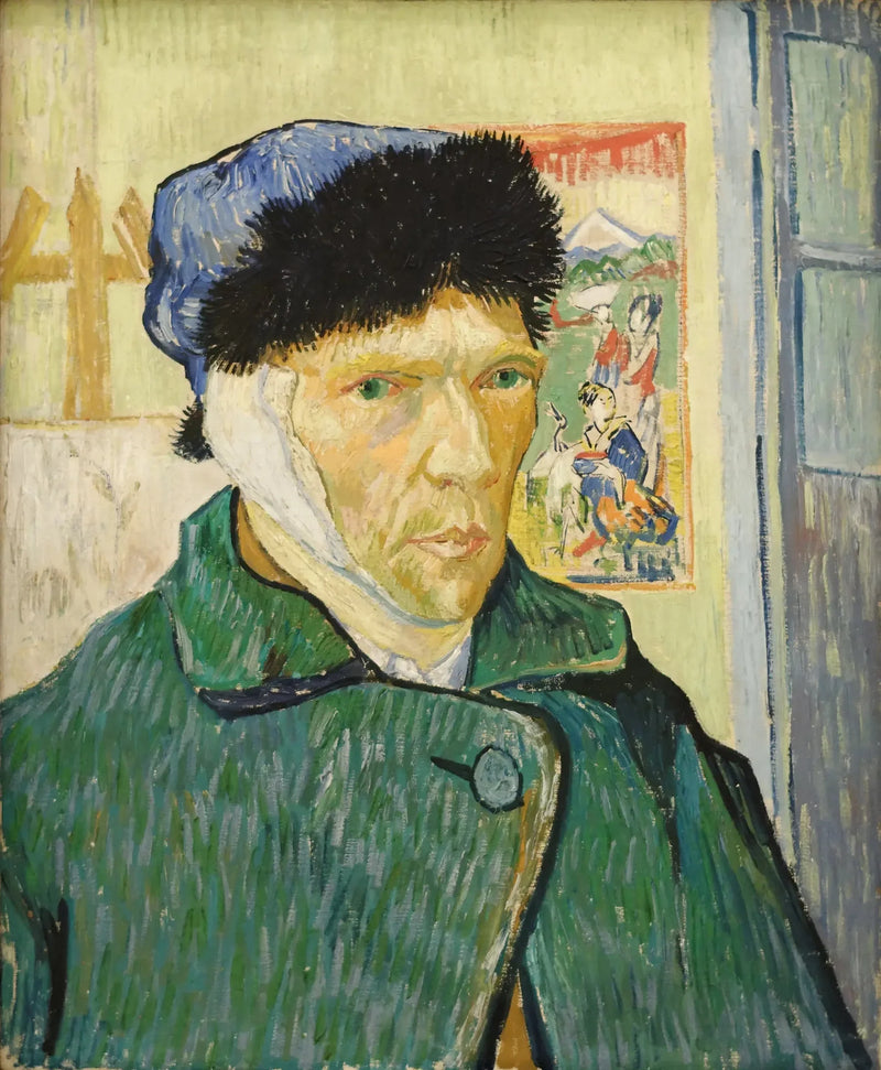 Självporträtt med förband på örat - Vincent van Gogh