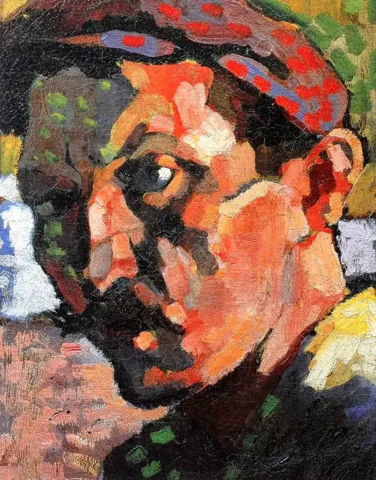Självporträtt med keps - André Derain