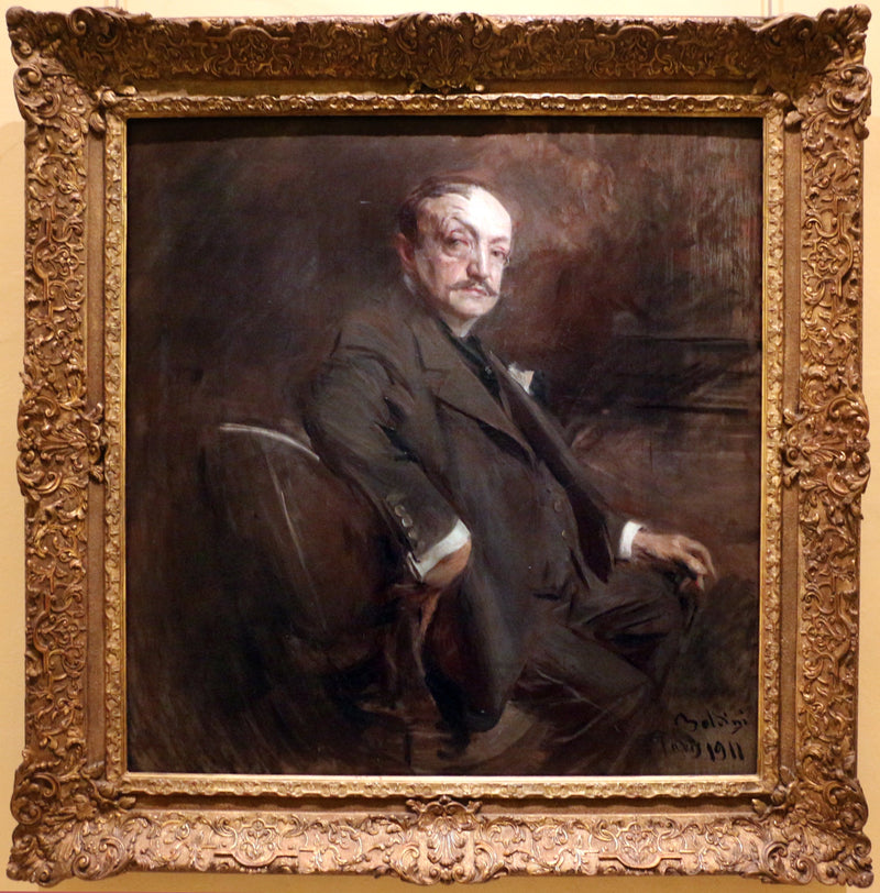 Självporträtt vid sextionio år - Giovanni Boldini