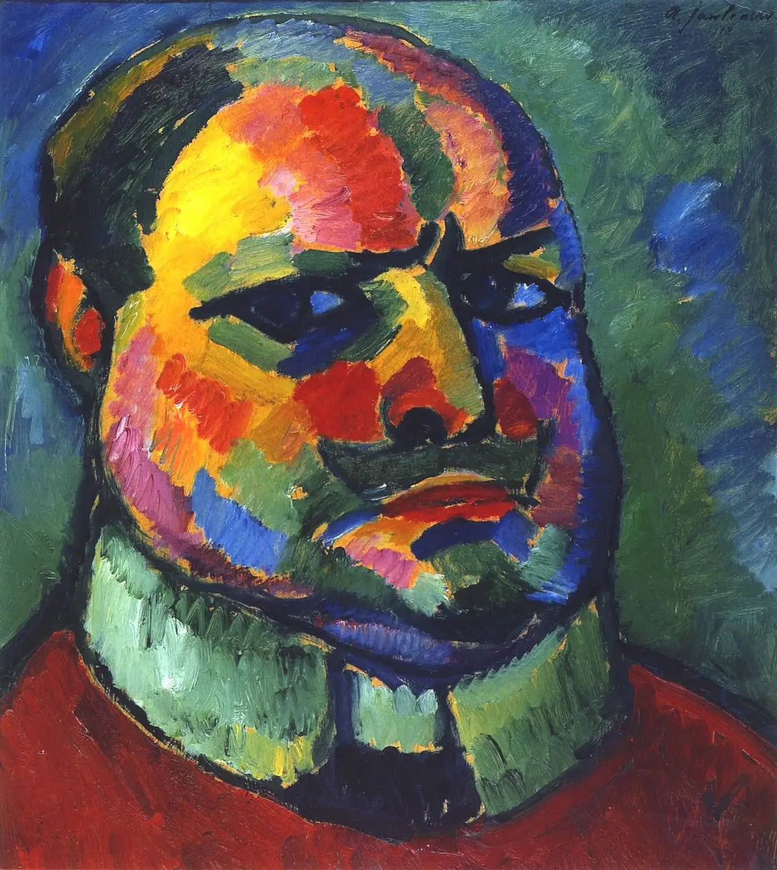Autoportrait - Alexej von Jawlensky - Alpha Reproduction