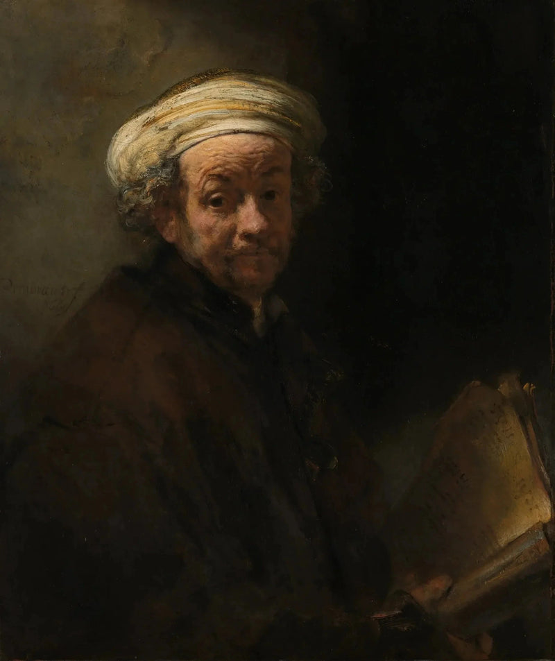 Självporträtt som aposteln Paulus - Rembrandt
