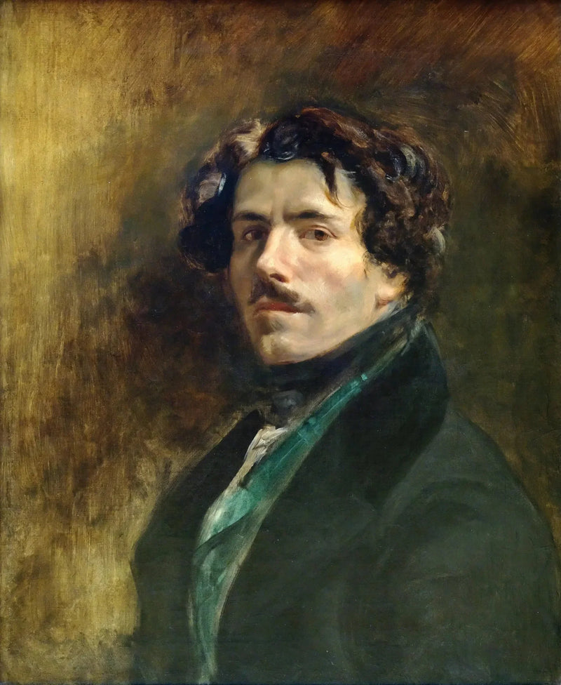 Självporträtt i grön väst - Eugène Delacroix