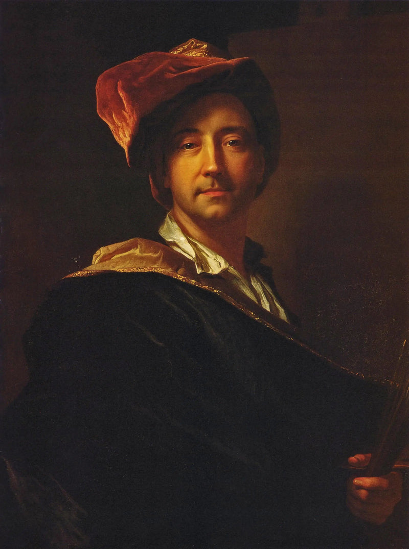 Självporträtt med turban - Hyacinthe Rigaud