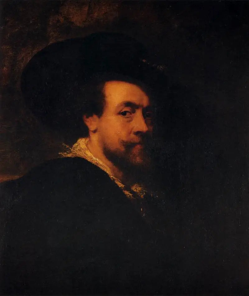 Självporträtt med hatt - Peter Paul Rubens
