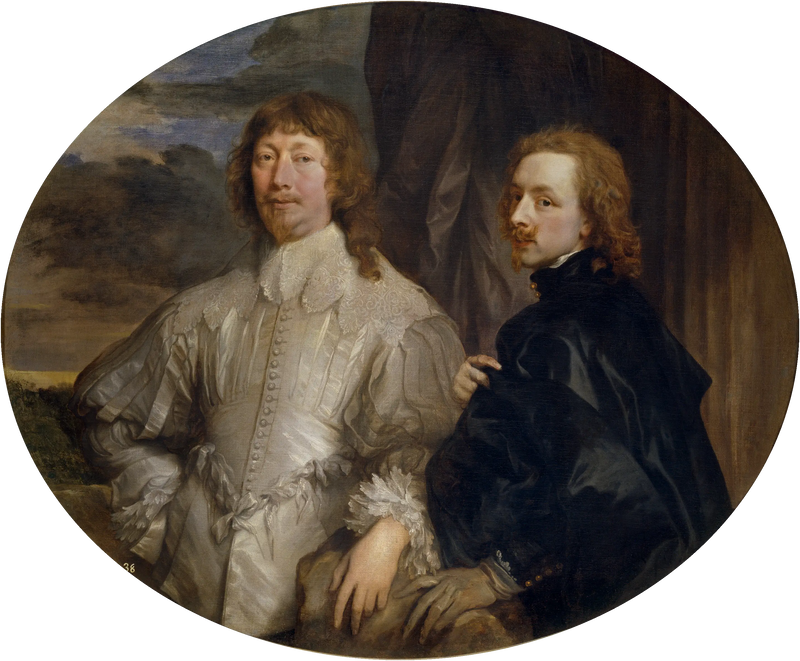 Självporträtt med Endymion Porter - Antoine van Dyck