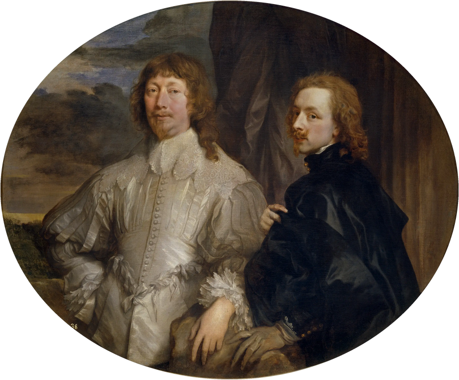 Självporträtt med Endymion Porter - Antoine van Dyck