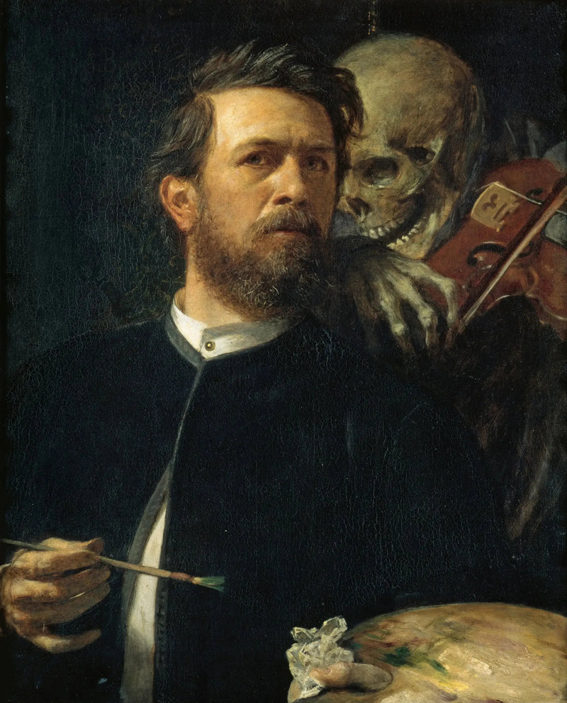 Självporträtt med Döden som spelar violin - Arnold Böcklin