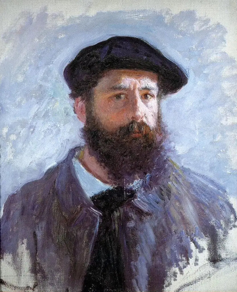 Självporträtt med basker - Claude Monet