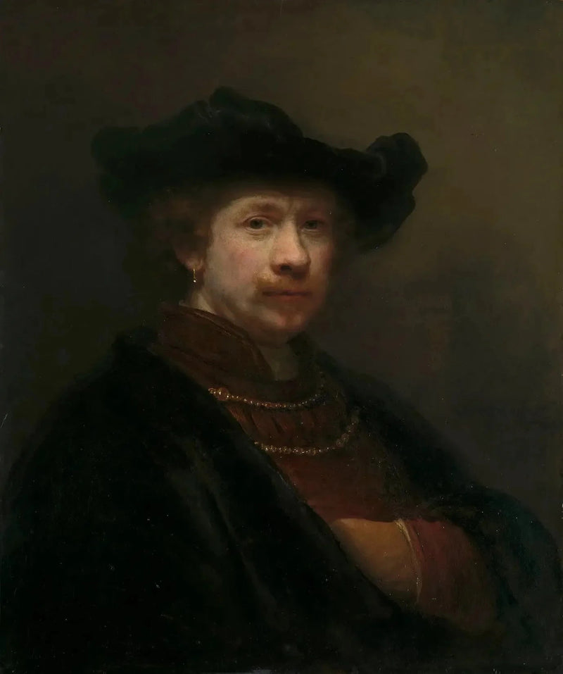 Porträtt av konstnären, målat 1641 - Rembrandt