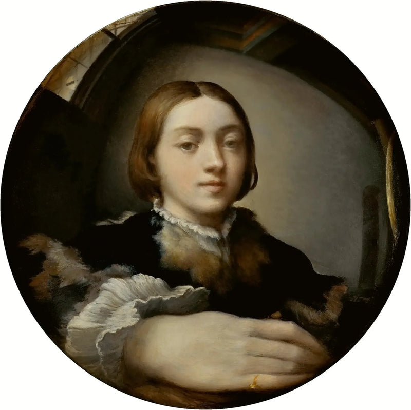Självporträtt i en konvex spegel - Parmigianino