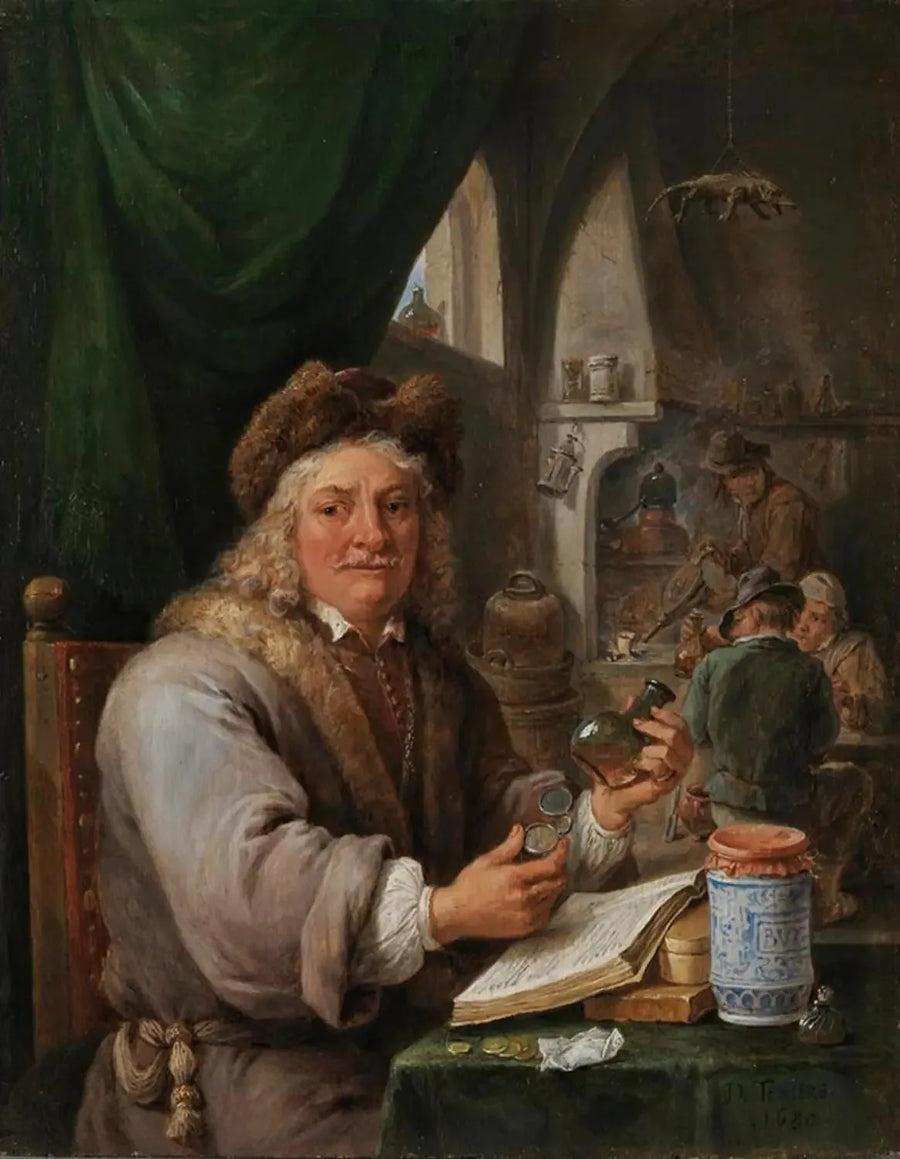 Självporträtt - David Teniers den yngre