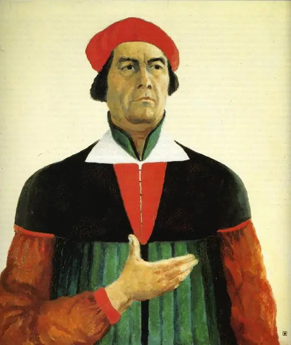 Självporträtt av Malévitch från 1933 - Kazimir Malevich