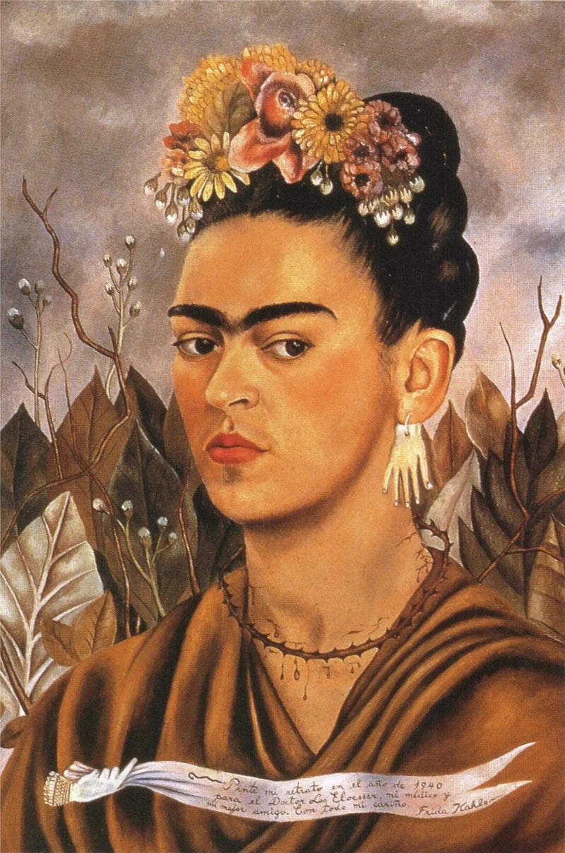 Självporträtt dedikerat till Dr. Eloessser - Frida Kahlo