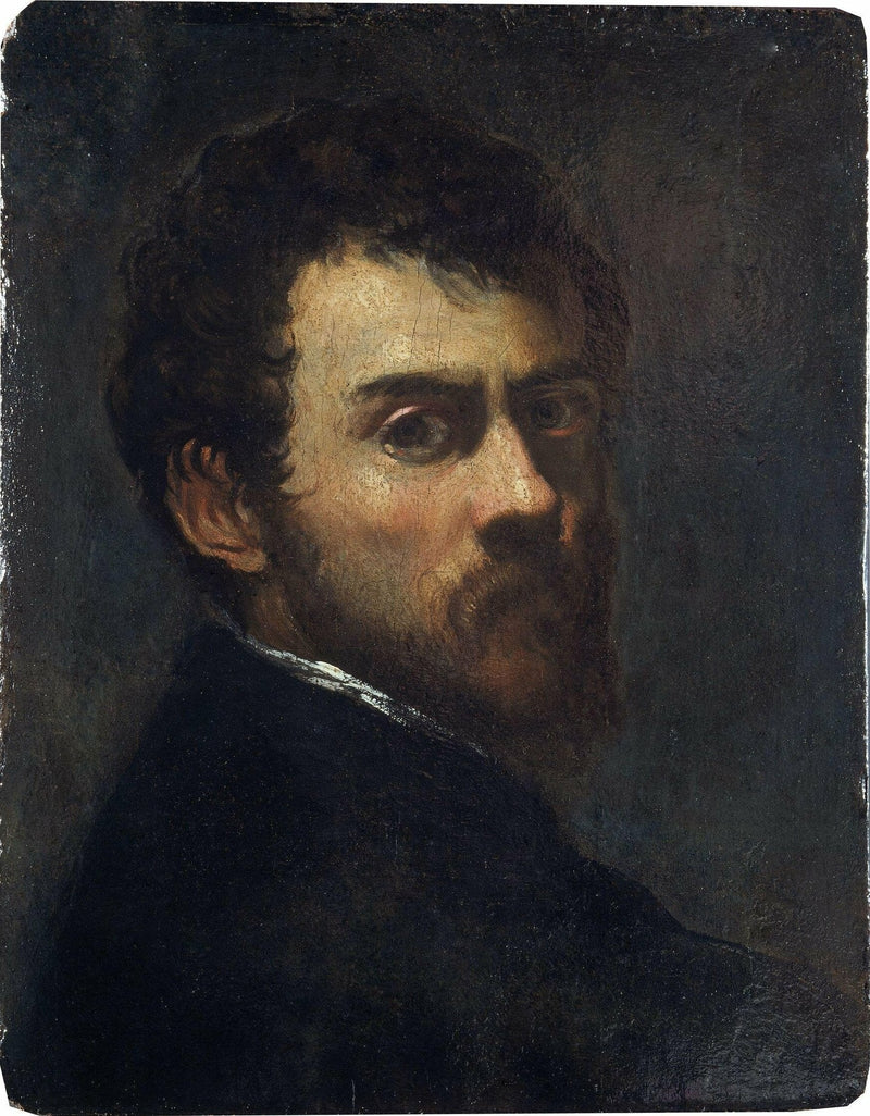 Självporträtt av en ung man - Jacopo Tintoretto