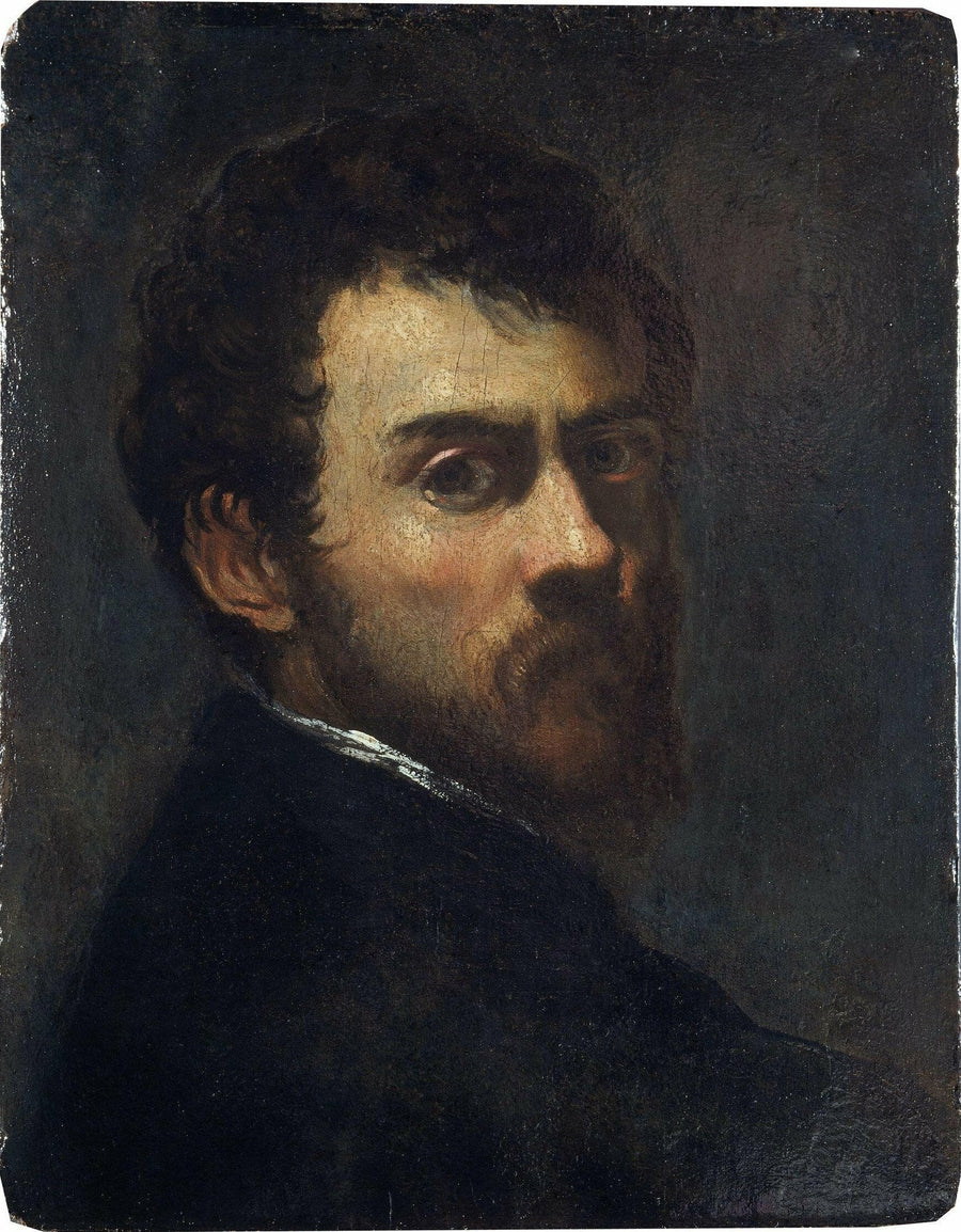 Självporträtt av en ung man - Jacopo Tintoretto