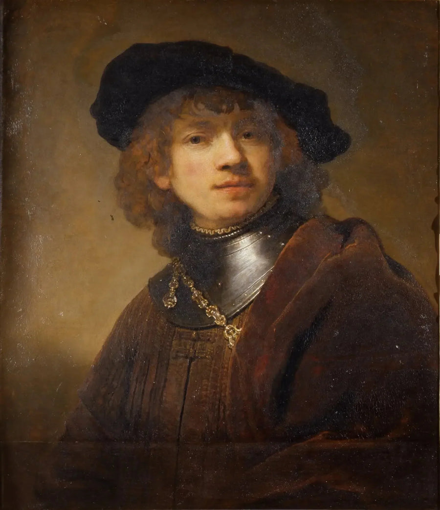 Självporträtt som ung man - Rembrandt