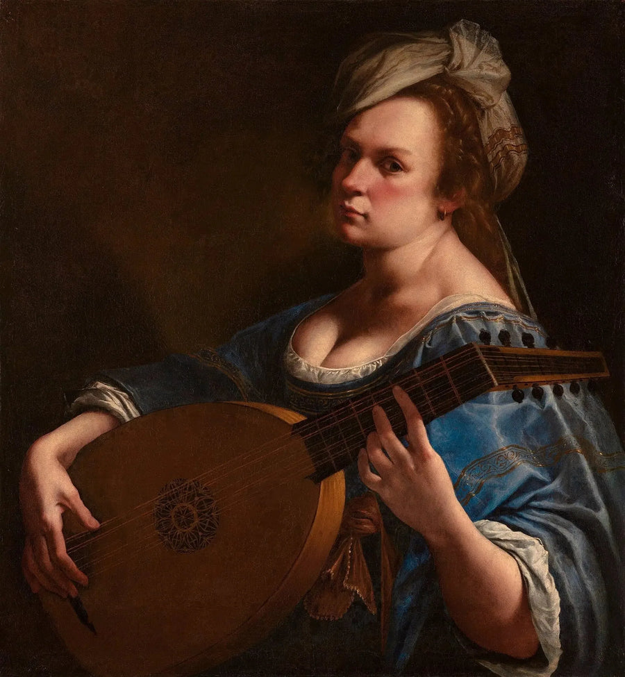 Självporträtt som lutspelare - Artemisia Gentileschi
