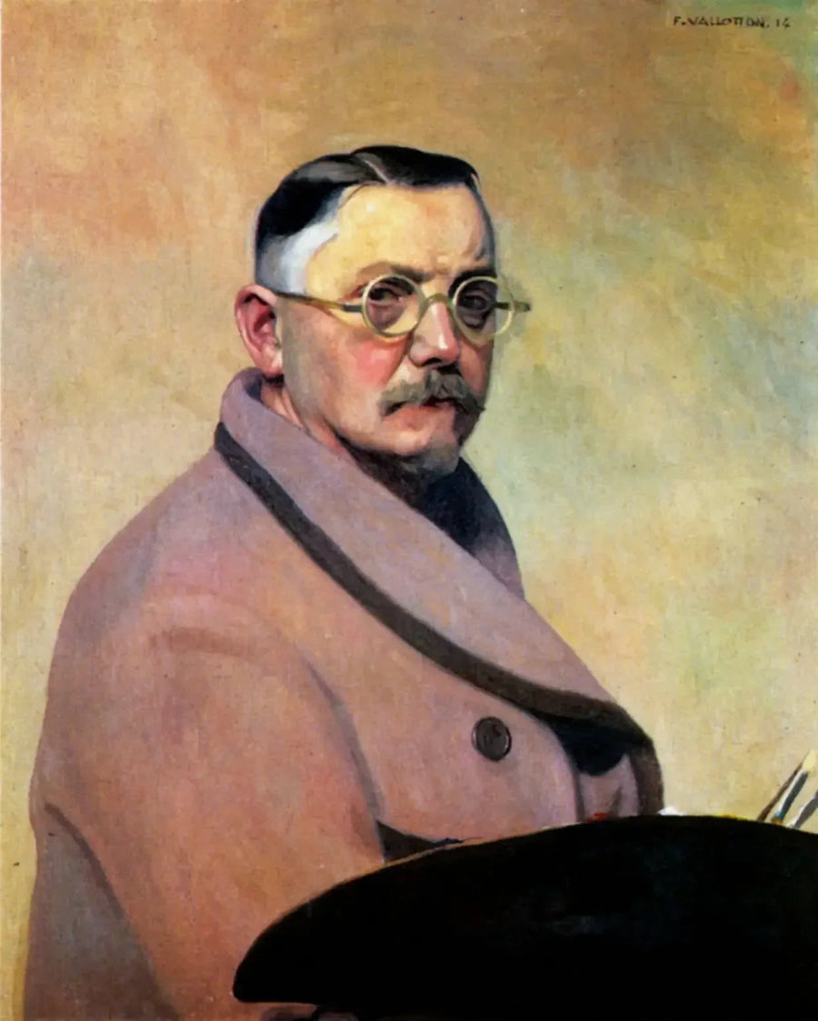 Självporträtt i morgonrock - Félix Vallotton