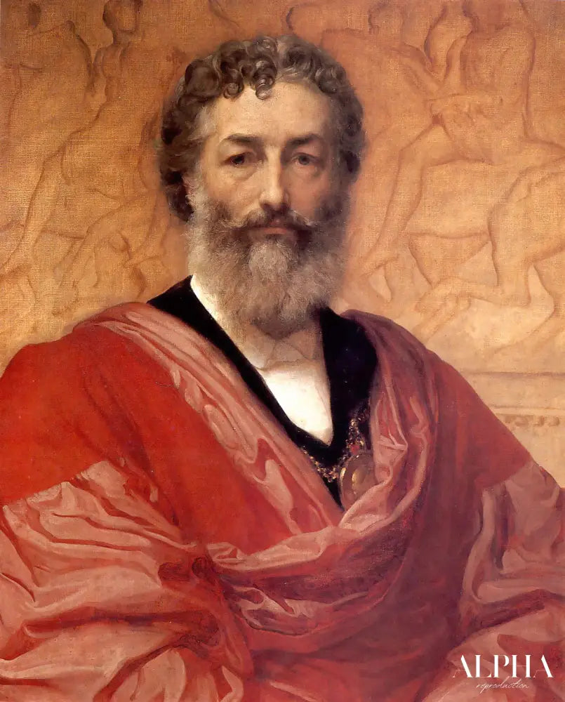 Autoportrait - Frederic Leighton - Reproductions de tableaux et peintures haut de gamme