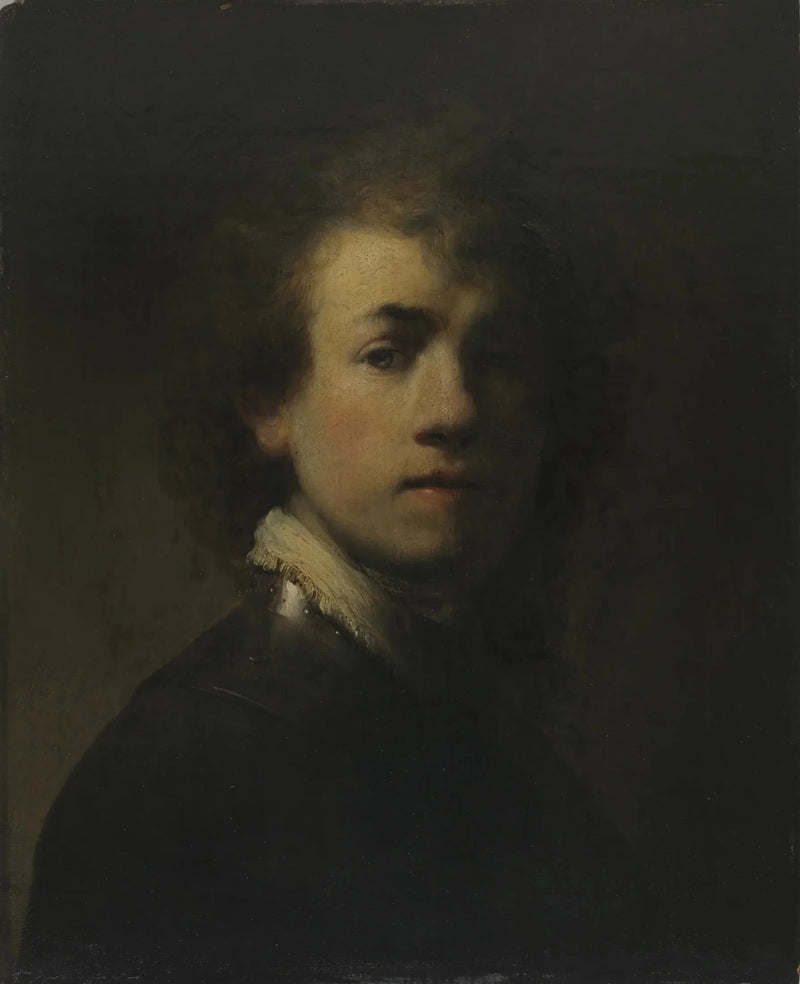 Självporträtt med en krage - Rembrandt