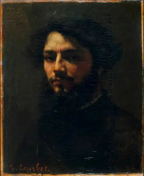 Självporträtt - Gustave Courbet