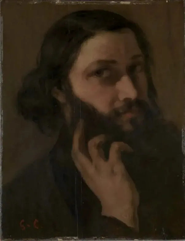 Självporträtt - Gustave Courbet