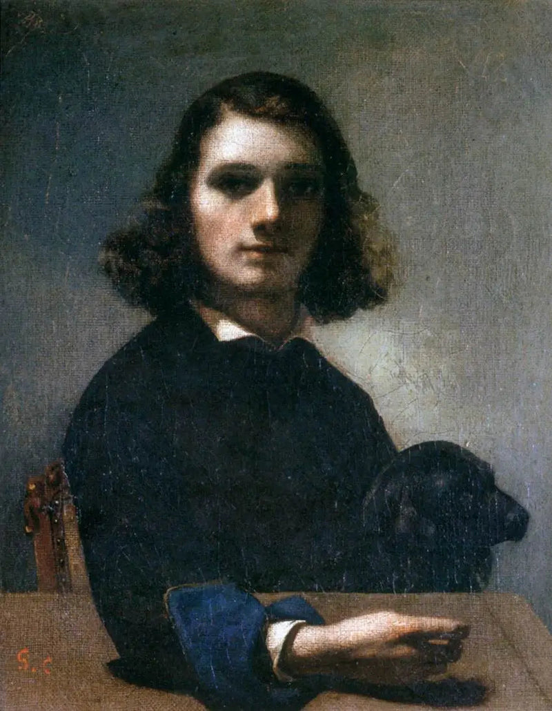 Självporträtt - Gustave Courbet