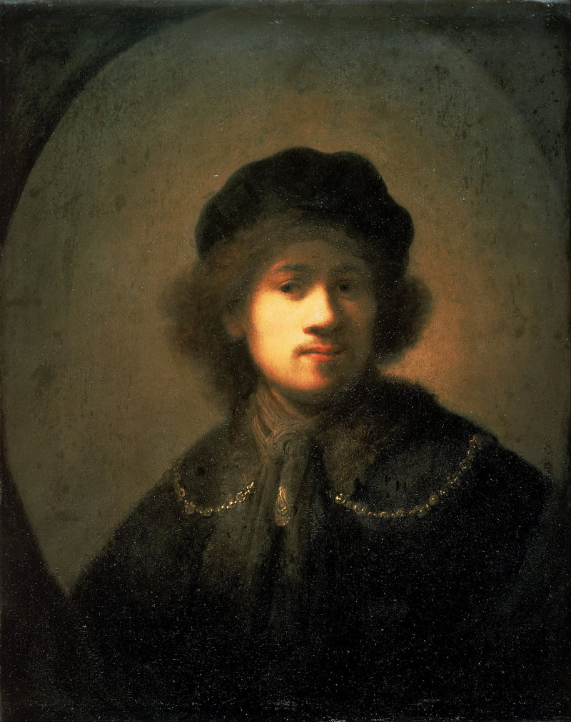 Porträtt av konstnären som ung man - Rembrandt