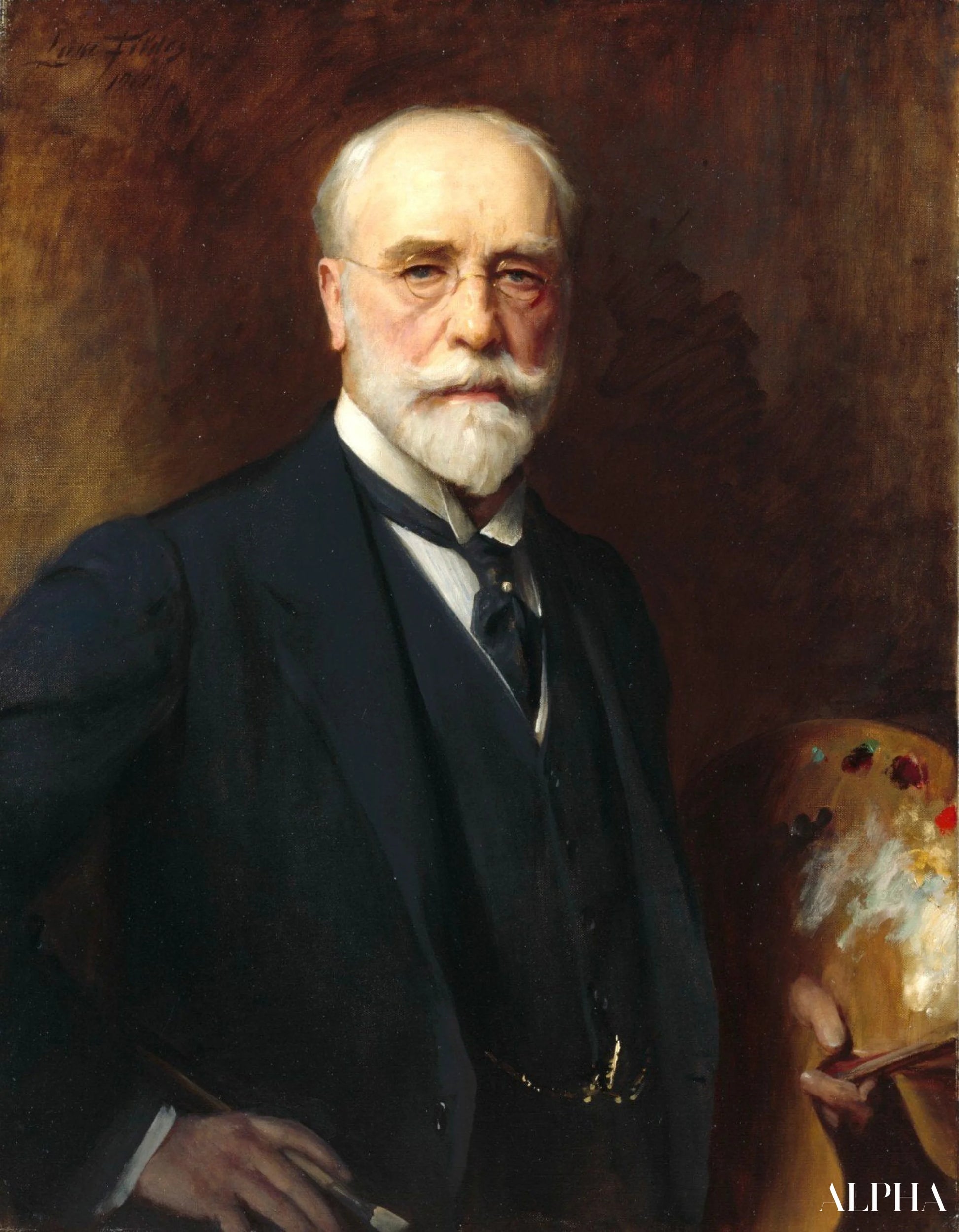 Autoportrait - Luke Fildes - Reproductions de tableaux et peintures haut de gamme