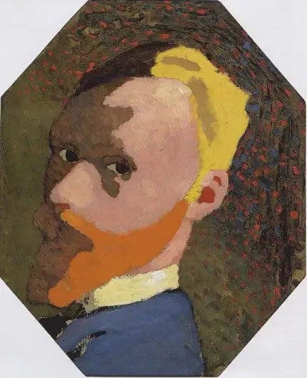 Oktagonalt självporträtt - Édouard Vuillard