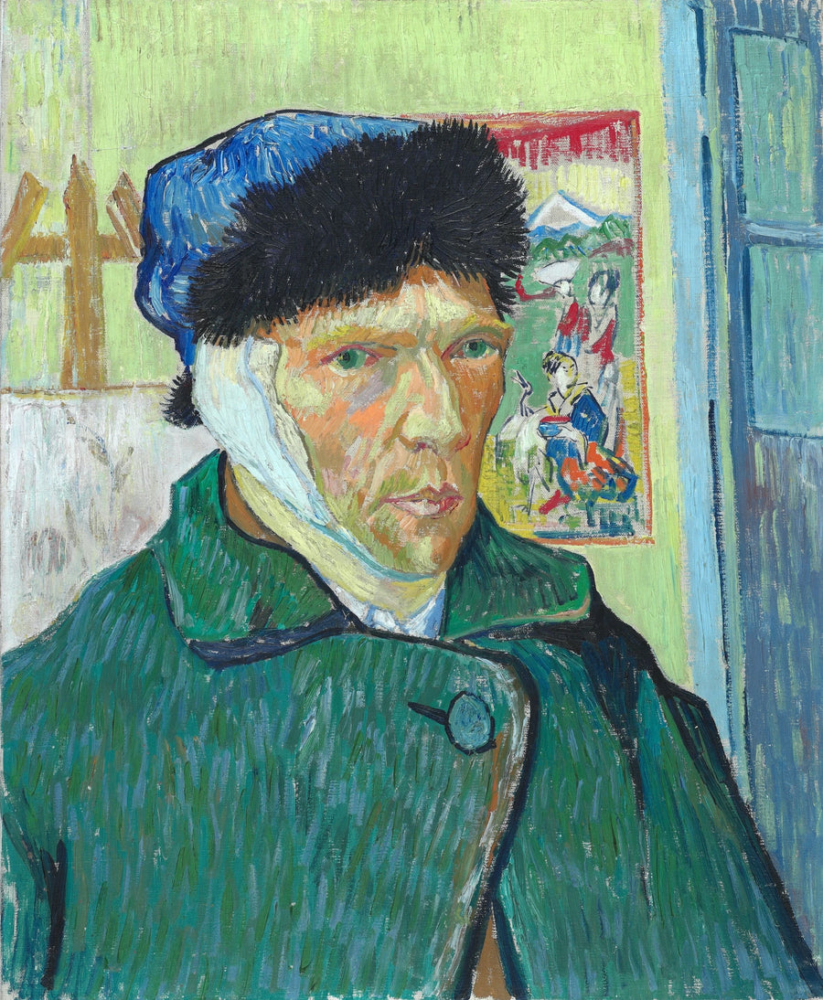 Självporträtt med förband på örat - Vincent van Gogh