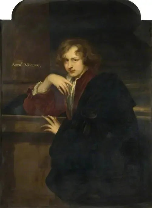 Självporträtt, när en ung - Antoine van Dyck
