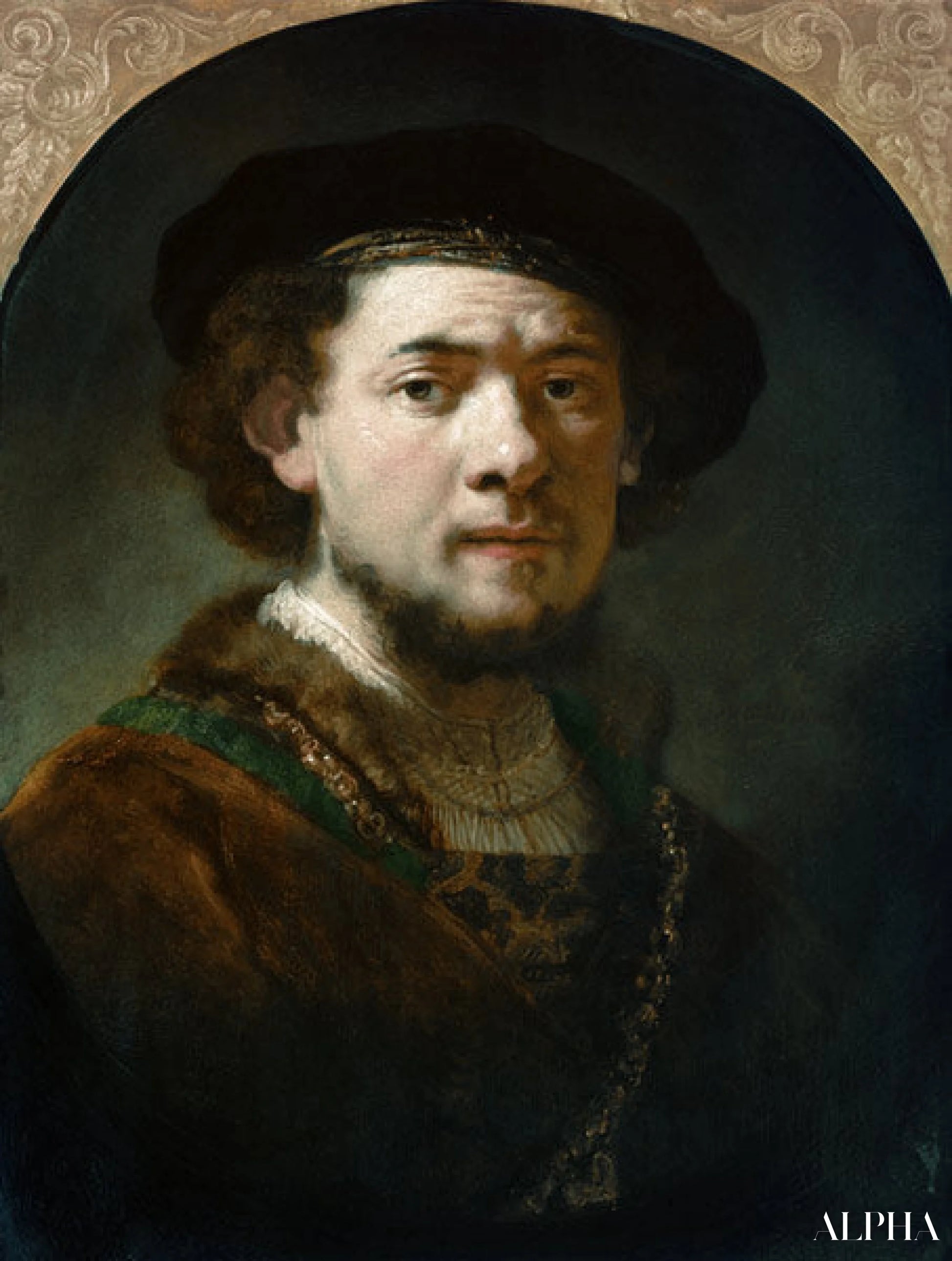 Autoportrait Sao Pauloylvius - Rembrandt van Rijn - Reproductions de tableaux et peintures haut de gamme
