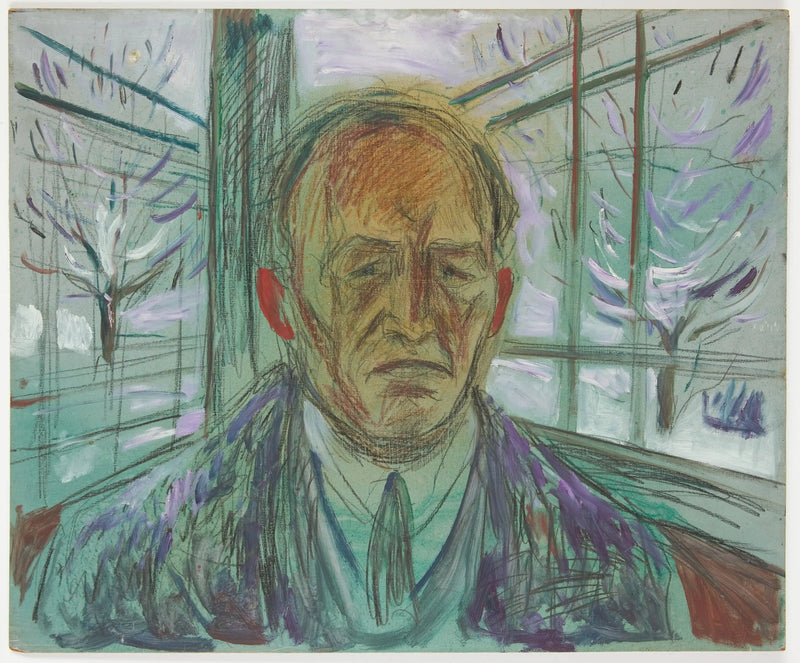 Självporträtt på verandan - Edvard Munch