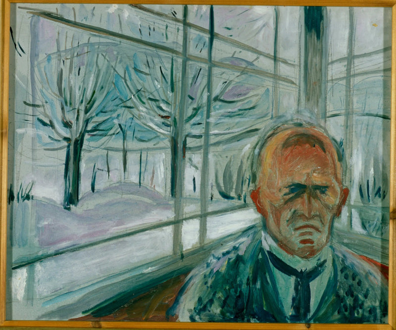 Självporträtt på verandan - Edvard Munch
