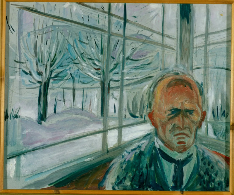 Självporträtt på verandan - Edvard Munch