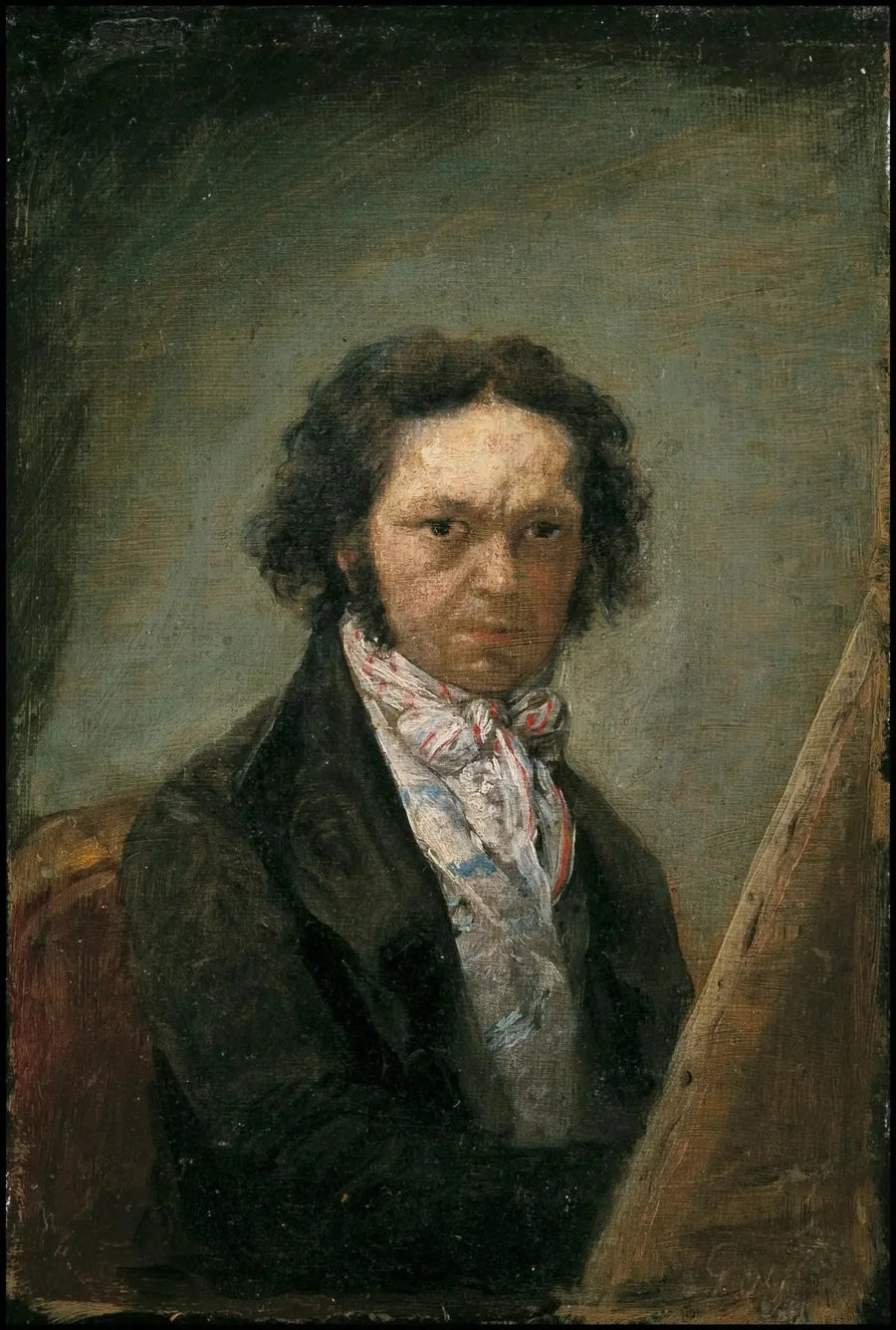 Självporträtt på lin - Francisco de Goya